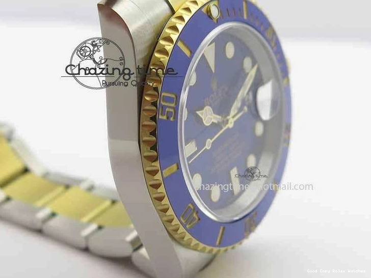 Good Copy Rolex Watches On 1:1 3724 SS Functional Bracelet 116613 Edition JF Blue YG Best SH Dial LB Submariner 0107